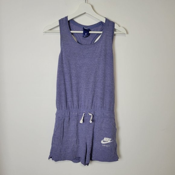 Nike Other - Nike Girls Purple Sportswear Sleeveless Scoop Neck Racerback One Piece Romper XL